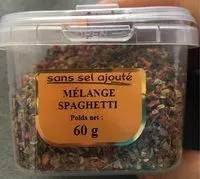 Mängden socker i Mélange spaghetti