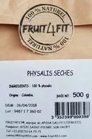 Mängden socker i Physalis seches