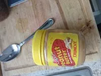 Mängden socker i Crunchy peanut butter