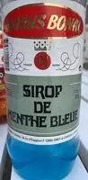 Mängden socker i Sirop de menthe bleue