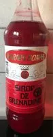 Mängden socker i Sirop de grenadine