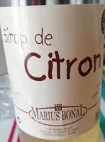 Mängden socker i Sirop de citron