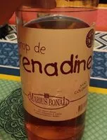 Mängden socker i Sirop de grenadine