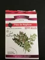 Mängden socker i Pâte de Réglisse