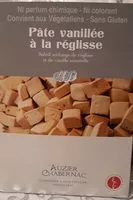 Mängden socker i Pâte vanillée à la réglisse