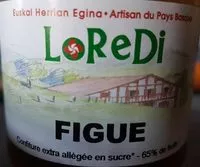 Mängden socker i Confiture de figue