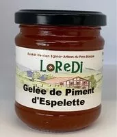 Mängden socker i Gelée de Piment d’Espelette