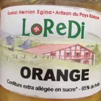 Mängden socker i Confiture d'Orange