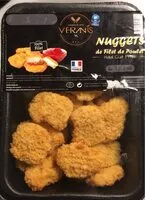 Mängden socker i Nugget de filet de poulet