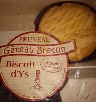 Mängden socker i Gâteaux bretons individuels pruneau