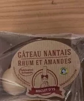 Mängden socker i Gâteau Nantais