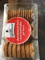 Mängden socker i Assortiment de palets et galettes fines pur beurre