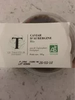 Mängden socker i Caviar d’aubergine