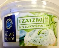 Mängden socker i Tzatziki aux concombres frais
