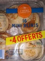 Mängden socker i 16 Mini Blinis