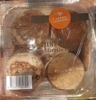Mängden socker i 16 Mini blinis sarrasin pavot