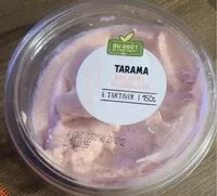 Mängden socker i Tarama aux oeufs de cabillaud