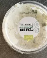 Mängden socker i Tzatziki concombres frais