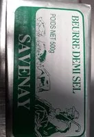 Mängden socker i Beurre Demi-sel Plaque