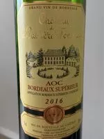 Mängden socker i Chateau la Sablière Fongrave AOC vin de Bordeaux 2016