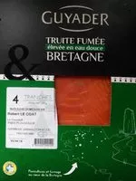 Mängden socker i Truite fumée Bretagne élevée en eau douce