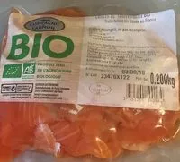 Mängden socker i Chutes de truite fumée bio