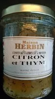 Mängden socker i Confiture CITRON et THYM