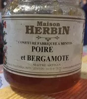 Mängden socker i Confiture fabriquee a menton Poire et Bergamote