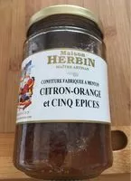 Mängden socker i Confiture Citron Orange et cinq épices