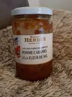 Mängden socker i Confiture pomme caramel a la fleur de sel