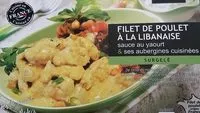 Mängden socker i Filet de poulet a la libanaise sauce au yaourt & ses aubergines cuisinées
