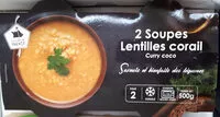 Mängden socker i Soupe lentilles corail