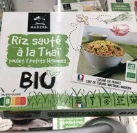 Mängden socker i Riz sauté à la Thaï bio
