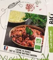 Mängden socker i Chili cor carne & riz basmati