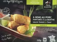 Mängden socker i 6 nems au porc