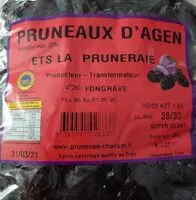 Mängden socker i Pruneaux d'Agen