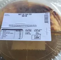 Mängden socker i Tarte au flan 22cm