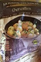 Mängden socker i Pommes de terre grenailles