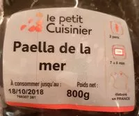 Mängden socker i Paëla de la mer