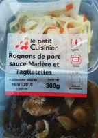 Mängden socker i Rognons de porc sauce madère et tagli