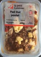 Mängden socker i Pad thaï poulet