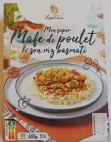 Mängden socker i Mon super Mafé de poulet & son riz basmati