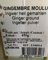 Mängden socker i Gingembre Moulu