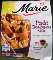 Mängden socker i Poulet Champignons Noirs Nouilles à la Coriandre