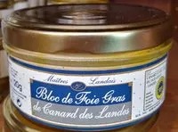 Mängden socker i Bloc de Foie Gras de Canard des Landes