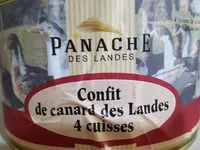 Mängden socker i Confit de canard des landes