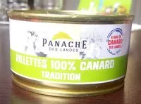 Mängden socker i Rillettes 100% canard tradition