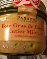 Mängden socker i Foie gras de canard entier mi cuit des Landes Label Rouge