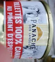 Mängden socker i Rillettes 100 % canard au piment d'espelette