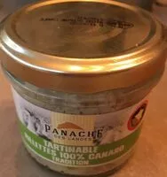 Mängden socker i Tartinade de rillettes de canard